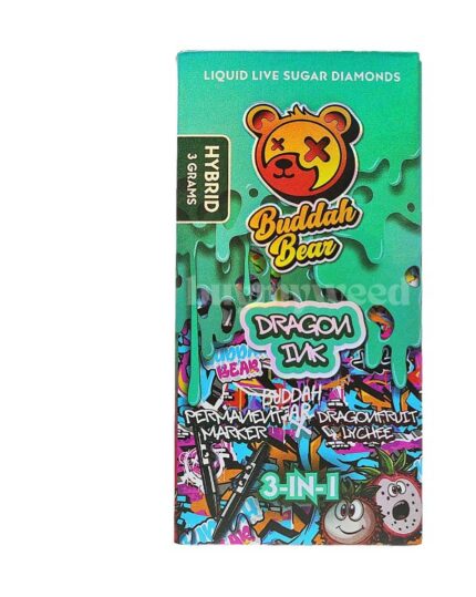 Buddah Bear Sugar Diamond Dispo (3g) – Dragon Ink
